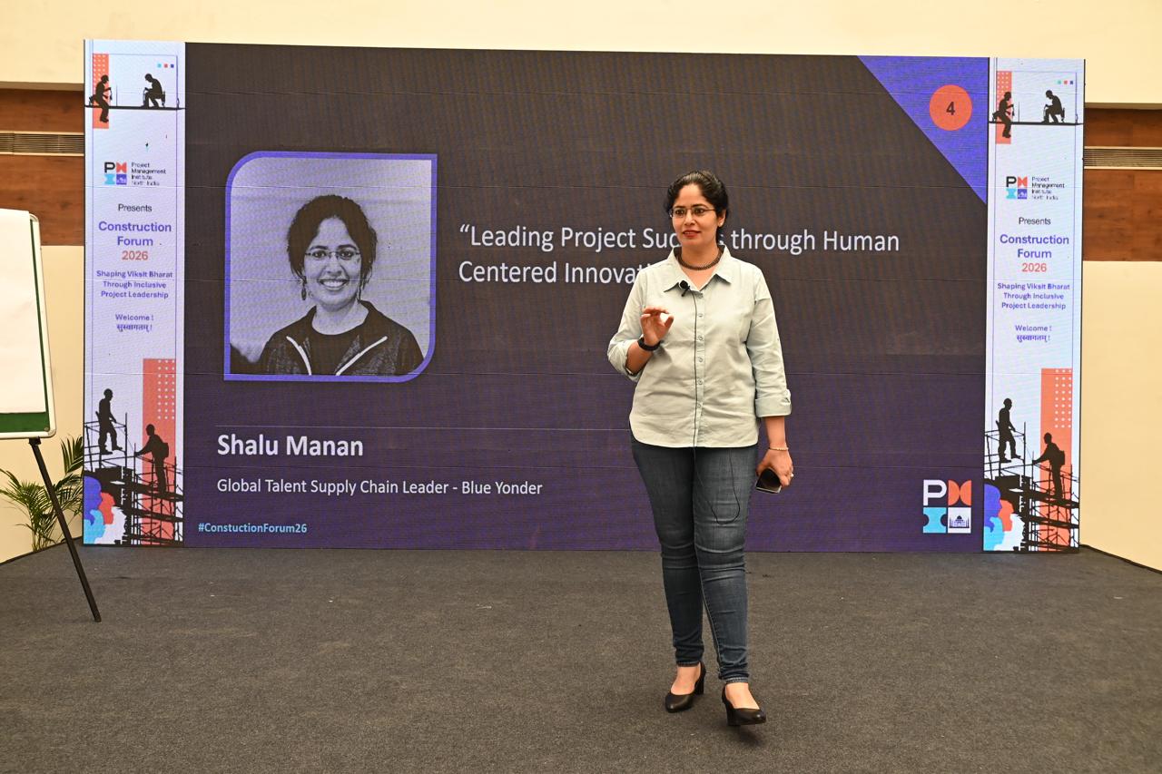 Shalu Manan keynote at PMI Construction Forum